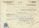 1922 BANCO HISPANO AMERICANO — Antiguo Documento Bancario — Timbre Fiscal ESPECIAL MOVIL - Revenue Stamps