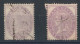 Grande-Bretagne N°5 Et 6 FP  1p Violet De 1871 Et 1881 - Steuermarken