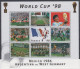 UGANDA 1998 FOOTBALL WORLD CUP 2 S/SHEETS AND 3 SHEETLETS - 1998 – Francia