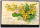 Blumen-AK Gelbe Büschel-Nelken, Nach BURGDORF (HANNOVER) 3.7.1901 - Sonstige & Ohne Zuordnung