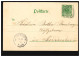 Blumen-AK Veilchengirlande, STAUDERNHEIM 2.4.1900 Nach NEDDERRSHEIM 2.4.00 - Autres & Non Classés