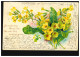 Blumen-AK Gelbe Büschel-Nelken, Nach LAUENAU 8..2.1902 Nach HANNOVER 8.2.02 - Other & Unclassified