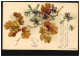Blumen-AK Gruss Aus ... Eichenzweig Mit Veilchen, Nach ZWICKAU (SA.) 13.10.1901 - Autres & Non Classés