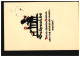 Scherenschnitt-AK Schreibe Engel Am Schreibtisch, Boldt-Kaiser-Karte, 10.6.1942 - Silhouetkaarten