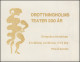 Markenheftchen 13I Theater Drottningholm (schwedisch) , ** - Non Classés