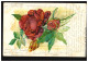 Blumen-AK Rote Rosen, NIENHAGEN (BZ. HANNOVER) 16.7.1901 Nach VÖLKSEN 16.7.01 - Autres & Non Classés