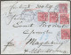 Deutsches Reich, 1890, U 12 B + 47(4), Brief - Other & Unclassified