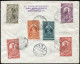 Äthiopien, 1933, 176-179,182, Brief - Äthiopien