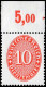 Deutsches Reich, 1929, D 123 X P OR, Postfrisch - Dienstzegels