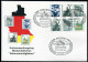 Berlin, 1989, W 83-98, Brief, FDC - Se-Tenant