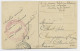 LITHUANIE INSTERBURG CARTE + CACHET ROUGE COMMISSION INTERALLIEE DES REGIONS BALTIQUE MENTION MISSION REBOUL RARE - Military Postmarks From 1900 (out Of Wars Periods)