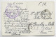 GERMANY CARTE HORDE + TRESOR ET POSTES *154* 1923 + CACHET VIOLET 29 REGIMENT DE DRAGONS - Military Postmarks From 1900 (out Of Wars Periods)
