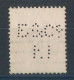 GB N°107 Perforé - Perfin