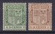 Mauritius 1925/26 Mi. 178-79, 3c. & 4c. Neues Wappen, MH* - Maurice (...-1967)