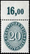 Deutsches Reich, 1927, D 119 X P OR, Postfrisch - Oficial