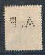 GB N°142 Perforé A.P - Perfin