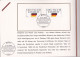 BRD, 1990, 4-seitiges Gedenkfaltblatt "Einigkeit Und Recht Und Freiheit" Mit Marken Nr. 1477-1478 Und Block 22 - Covers & Documents