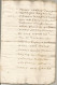 Delcampe - N°2016 ANCIENNE LETTRE ACTE NOTARIAL DE PAR DEVANT LES NOTAIRES ROYAUX DATE 1663 - Documents Historiques