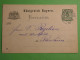 DN 21 ALLEMAGNE  CARTE ENTIER  ENV.  1891 A PARCHIM   +AFF.   INTERESSANT+ ++++ - Postcards
