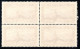 3043. 1927 50 C. DIENSTMARKE MNH BLOCK OF 4 - Dienstmarken