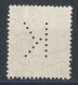 GB N°139 (o) Perforé K - Gezähnt (perforiert)