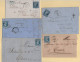 N°14 - Lot De 30 Lettres Avec Varietes Nuances Planchage - Voir Scan - à Etudier - 1853-1860 Napoléon III
