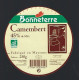 Etiquette Fromage Camembert Biologique Bonneterre Fabriqué En Mayenne  F5316101CEE - Fromage
