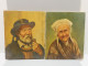 Delcampe - -TABLEAU HUILE SUR TOILE HST PORTRAIT VIEIL HOMME BRETON Signé A DAVID XXe  E - Acrilici