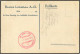 Zeppelin, Zeppelinpost Vor WW-I, 1911, 8 Ga, Brief - Zeppeline