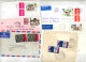 Delcampe - Lot 60 Lettre +1 Fragment + 2 Lettre Et 2 Lettre Recommandée Vignette  + 2 Devant Entier Sur Commémoratif à Voir - Postmark Collection