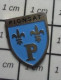 1516B Pin's Pins / Beau Et Rare / VILLES / BLASON ECUSSON ARMOIRIES PIONSAT Et SEREVEILLAPAS ? PUY-DE-DOME - Steden