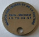 Jeton De Caddie - Les M.J.C. Ont 50 Ans ! 1945-1995 - MAISON DES JEUNES ET DE LA CULTURE - En Métal - (1) - - Einkaufswagen-Chips (EKW)