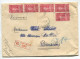 Congo Boma Oblit. Keach 7A1-Dmyt Sur C.O.B. 141 (x5) Sur Lettre Recommandée Vers Bruxelles Le 14/01/1930 - Briefe U. Dokumente