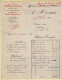 27600 / AGEN HESME Scierie Raboterie Peupliers GARONNE Pins Des LANDES Facture 10-11-1924 à FRAISSE Entrepreneur ALBI - 1900 – 1949