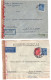 Deux (2) Lettres De Censure (mit Luftpost), N° 211827 / 759 / 1012  Sofia Wien /1943 - Storia Postale