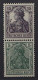 1917 Dt.Reich Zusammendruck S 6 Aa ** Germania 15 Pfg.+5 Pfg. Postfrisch, 300,-€ - Booklets & Se-tenant