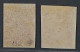 Neufundland 11 X + Y * 1861, 2 P. Blumen, Beide FARBEN, Originalgummi, 600 € - 1857-1861
