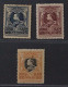 Thailand  173-75 ** 1920, König Vajiravudh Höchstwerte, POSTFRISCH, KW 180,- € - Tailandia