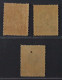 Thailand  173-75 ** 1920, König Vajiravudh Höchstwerte, POSTFRISCH, KW 180,- € - Tailandia