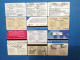 Lotto Da 12 Carte Schede Telefoniche Usate Lot Prepaid Phone Card Different - Collections