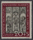 Bund  140 I **  Marienkirche 20 Pfg. Mit Sprung Im Fresko Postfrisch, KW 650,- € - Neufs