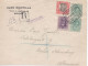 MALAGA A BERLIN CERTIFICADA 1927 ALFONSO XIII VAQUER + MEDALLON + COLEGIO HUERFANOS - Briefe U. Dokumente