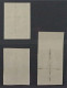 LIECHTENSTEIN 40-42 Sz (*) Ungezähnte Schwarzdrucke, Zerkratzte Platten, 280,-€ - Unused Stamps
