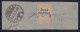 1923, CREFELD (Krefeld) 3, Gebührenmarke 275.000 Mk. Auf Briefstück, 1300,-€ - 1922-1923 Emissions Locales