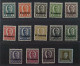 1918, ÖSTERREICH FP Italien I-XIV ** Unverausgabte Serie, Postfrisch, 350,-€ - Oostenrijkse Bezetting