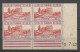 TUNISIE N° 243 Bloc De 4 Coin Daté 10 / 7 / 42 NEUF**  SANS CHARNIERE NI TRACE / Hingeless  / MNH - Unused Stamps