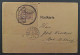 1923, BRUCKMÜHL 1, Postverschlußzettel 30.000 Mk. Auf Postkarte, SELTEN, 1000,-€ - 1922-1923 Local Issues