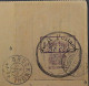 1923, BRUCKMÜHL 1, Postverschlußzettel 30.000 Mk. Auf Postkarte, SELTEN, 1000,-€ - 1922-1923 Lokalausgaben