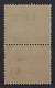 1921, SAAR 73 A NK III * Aufdruck KOPFSTEHEND/Normal Im PAAR, SELTEN 1000,-€ - Unused Stamps