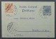 Neuguinea M P40 + 1 B,  MITLÄUFER Postkarte 2 Pfg. + 3 Pfg Gelbbraun, Geprüft - Duits-Nieuw-Guinea